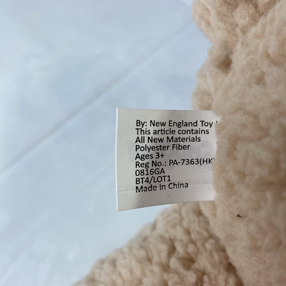 Snuggle Fabric Softener Teddy Bear Plush Stuffed Animal New England Toy 15” Vtg - Picture 6 of 10